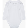 Little Laura Anglaise Body, White - Onesies - 2