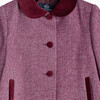 Matilda Swing Coat, Pink Herringbone - Coats - 2