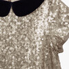 Sienna Sequin Party Dress, Gold Sequin - Dresses - 4
