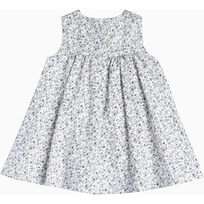 Little Jemima Floral Pinafore, Mini Navy Floral - Dresses - 2