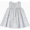 Little Jemima Floral Pinafore, Mini Navy Floral - Dresses - 2