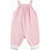 Little Jemima Duck Dungarees, Pink Cord - Rompers - 2
