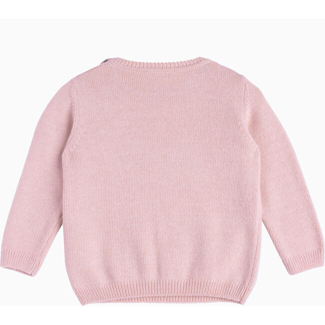 Little Jemima Ducks Sweater, Pale Pink - Sweaters - 2