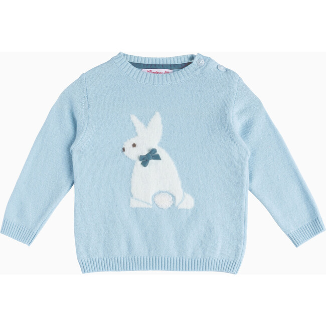 Little Bunny Sweater, Sea Blue
