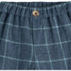 Little Orly Trousers, Navy & Sage Check - Pants - 3