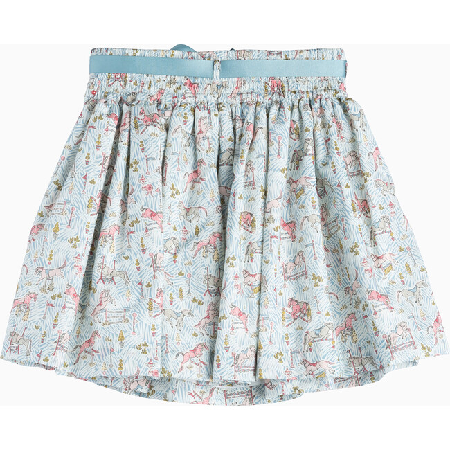 Liberty Print Gymkhana Pony Bow Skirt, Green Gymkhana - Skirts - 2