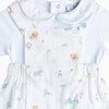 Little Animals Dungaree, Multi - Rompers - 3
