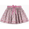 Liberty Print Ava Ribbon Skirt, Pink Ava Print - Skirts - 1 - thumbnail