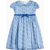 Liberty Print Betsy Ann Bow Dress, Blue Betsy Ann - Dresses - 1 - thumbnail