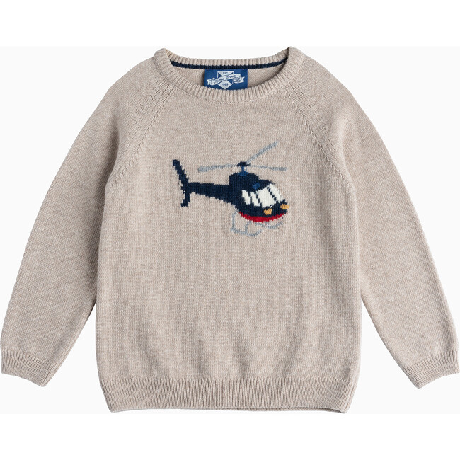 Hugh Helicopter Sweater, Oatmeal