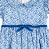 Liberty Print Betsy Ann Bow Dress, Blue Betsy Ann - Dresses - 3