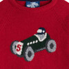 Henry Car Sweater, Red - Sweaters - 3