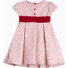 Bethany Bow Party Dress, Gold & Red - Dresses - 2