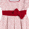 Bethany Bow Party Dress, Gold & Red - Dresses - 3