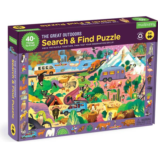 Search & Find Puzzle Set: Dog Park & The Great Outdoors, multi - Puzzles - 7