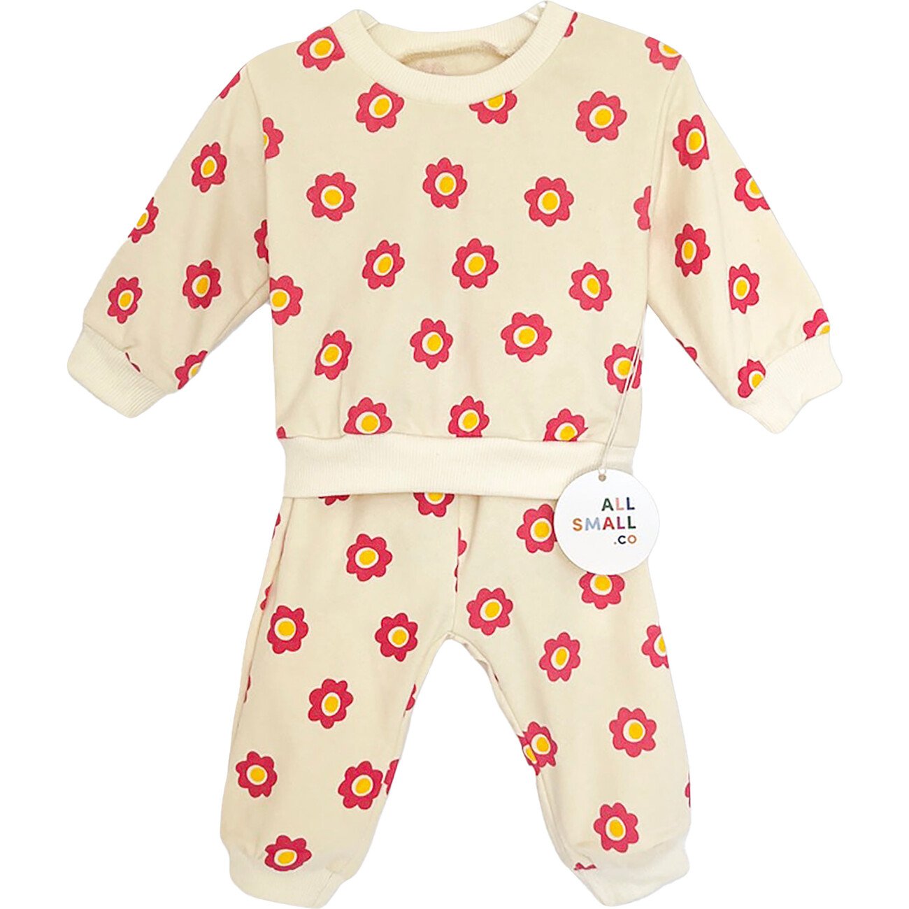 Sweet Flower Sweatsuit Florals All Small Co Tops Maisonette