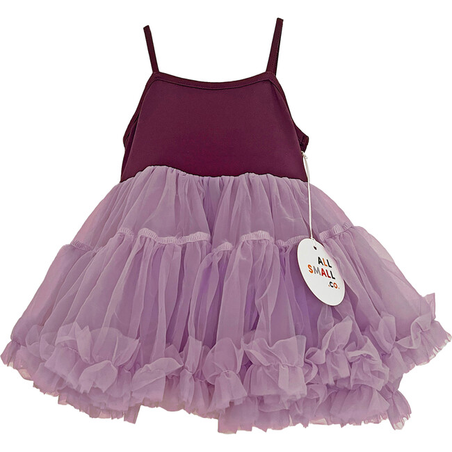 Purple Frou Frou Tutu Dress, Purple