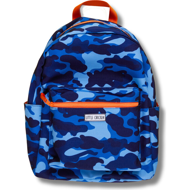 Camo Backpack, Blue