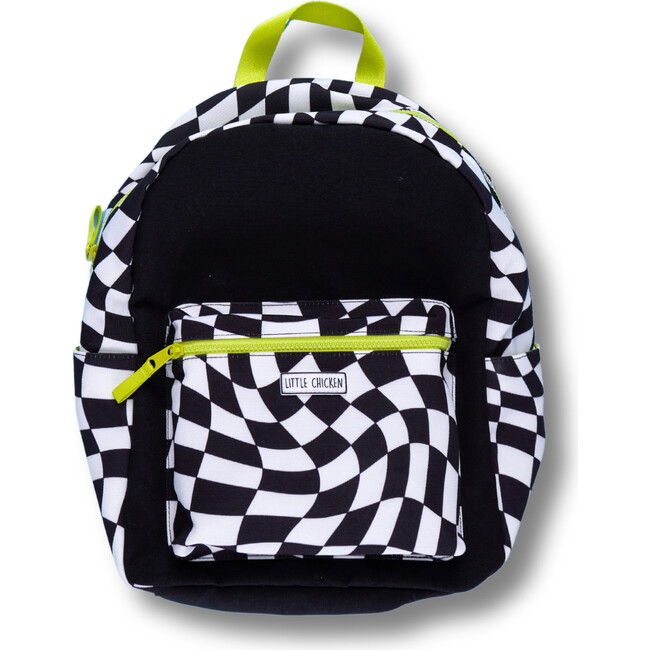 Groovy Check Backpack, Black