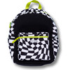 Groovy Check Backpack, Black - Backpacks - 1 - thumbnail