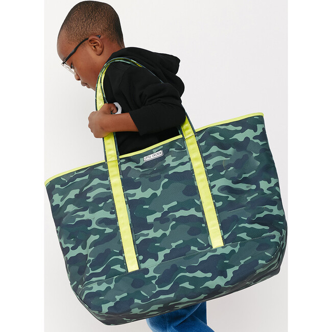 Camo Weekender Tote, Green - Bags - 2