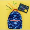 Camo Backpack, Blue - Backpacks - 3