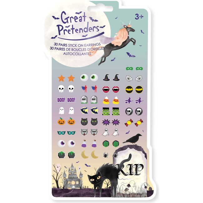 Halloween Stick on Earrings 6pc Bundle - Costume Accessories - 2