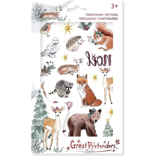 Woodland Animals Temporary Tattoos 6pc Bundle - Costume Accessories - 2
