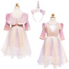 Alicorn Dress with Wings & Headband, White - Costumes - 1 - thumbnail