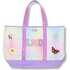 Customizable Hazy Rainbow Weekender Tote, Pink - Bags - 1 - thumbnail