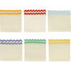 Colorful Ric Rac Fabric Napkins - Tabletop - 1 - thumbnail