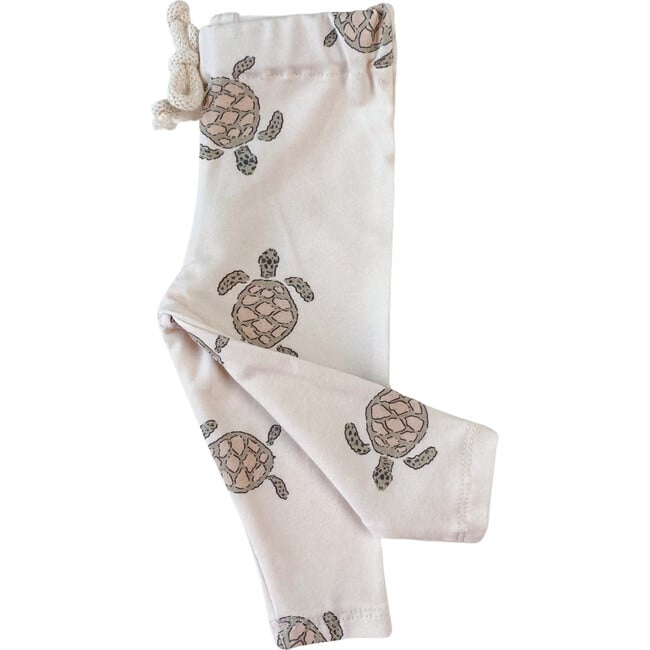 Cotton Baby Leggings, Turtles - Leggings - 2