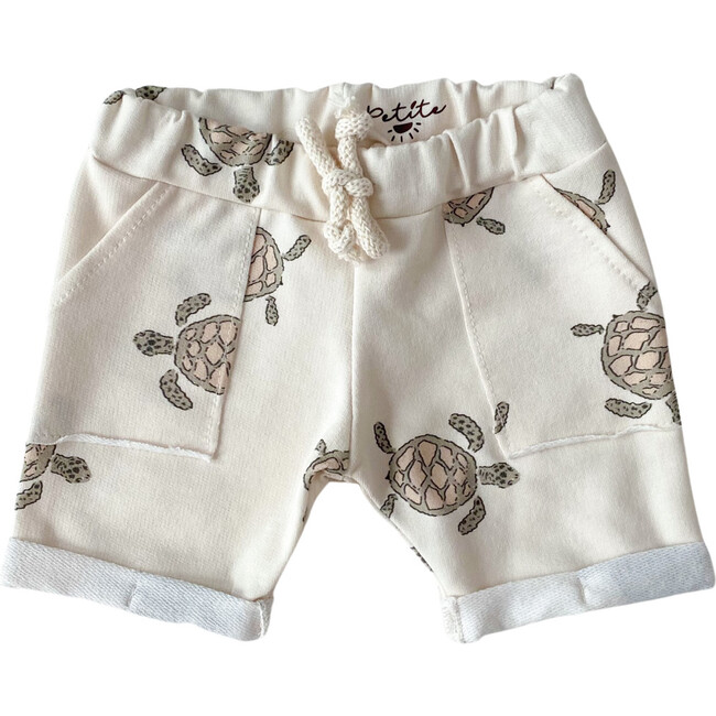 French Terry Boy Shorts, Turtles
