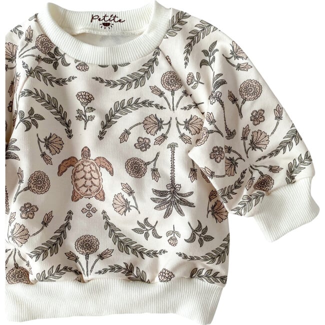 French Terry Sweatshirt, Oriental Turtles - Sweatshirts - 2