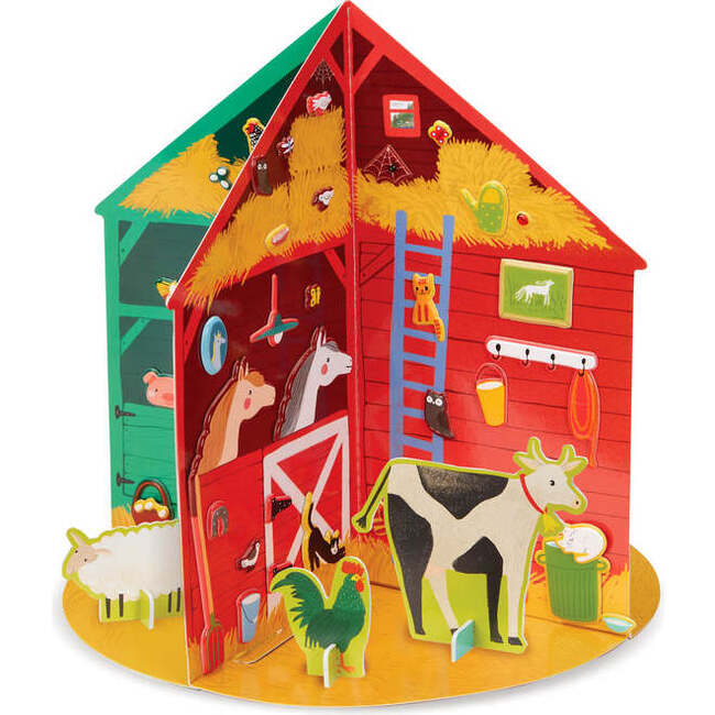 Puffy Sticker 3D Playhouse Around the Barn - Arts & Crafts - 3