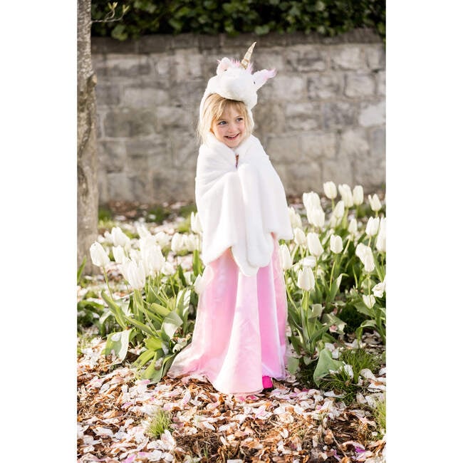 Unicorn Cuddle Cape. White, Size 4-6 - Costumes - 4