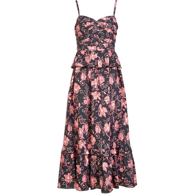 Women's Tessa Dress Black Multi - Dresses - 1