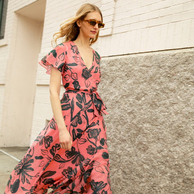 Women's Brie Dress Shell Pink/Deep Sea - Dresses - 6