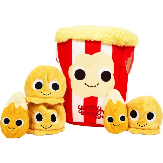 Yummy World Popcorn Pull Out Kernels Pet Toy