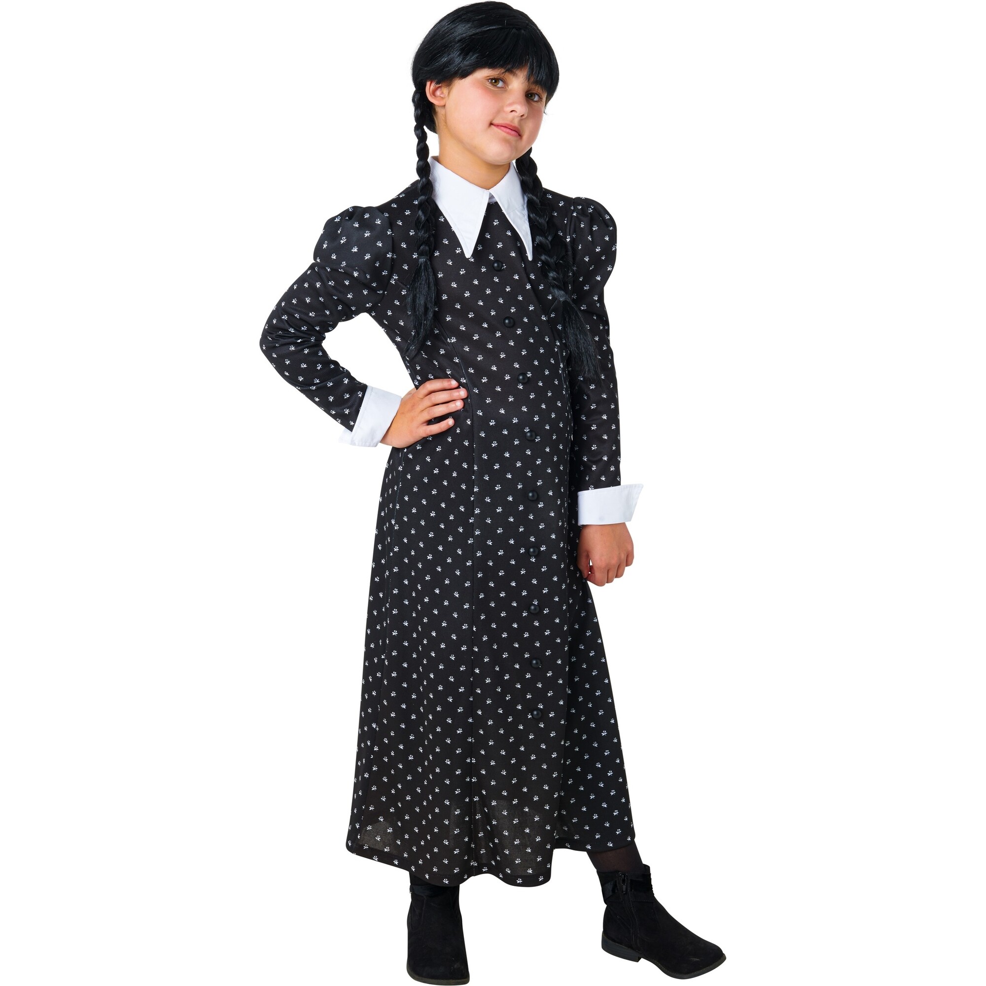 Wednesday Addams Girl's Costume - Costumes - 1