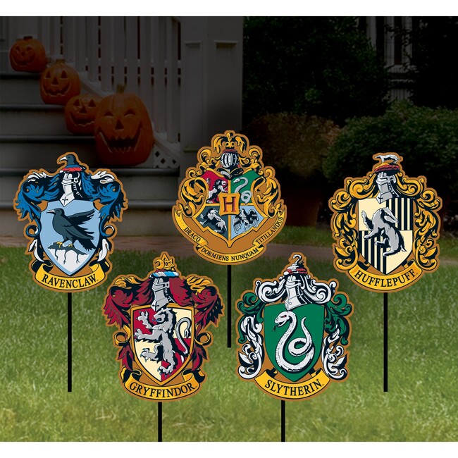 Harry Potter House Crests Sets Lawn Decor
