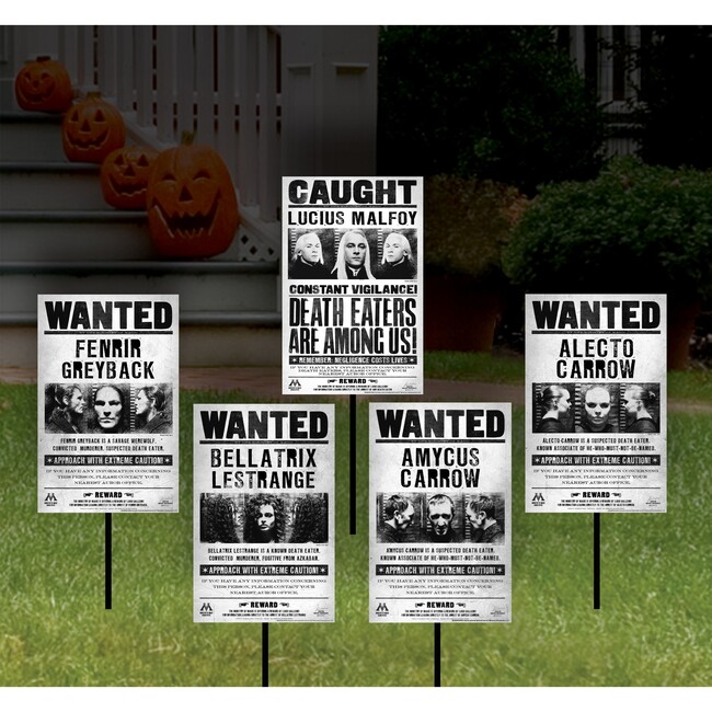 Harry Potter Wanted Signs Lawn Decor
