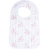 Pink Rocking Horse Feeding bib,Pink - Bibs - 1 - thumbnail