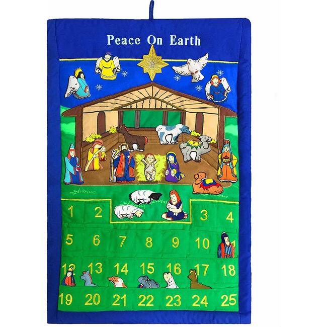 Peace On Earth Nativity Advent Calendar