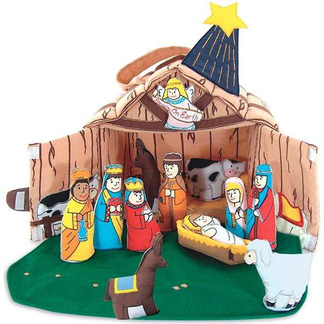 Nativity House Manger Soft Holiday Playset