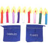 Happy Hanukkah Blue Menorah Jewish Wall Hanging - Wall Décor - 3