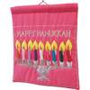 Happy Hanukkah Pink Menorah Jewish Wall Hanging - Wall Décor - 3