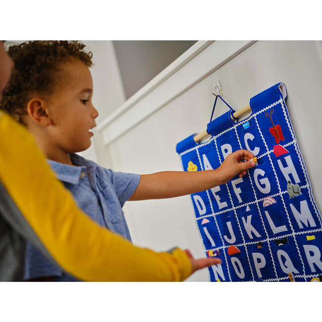 ABC Kids Educational Wall Hanging, Blue - Educational Toys - 2