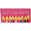 Happy Hanukkah Pink Menorah Jewish Wall Hanging - Wall Décor - 4