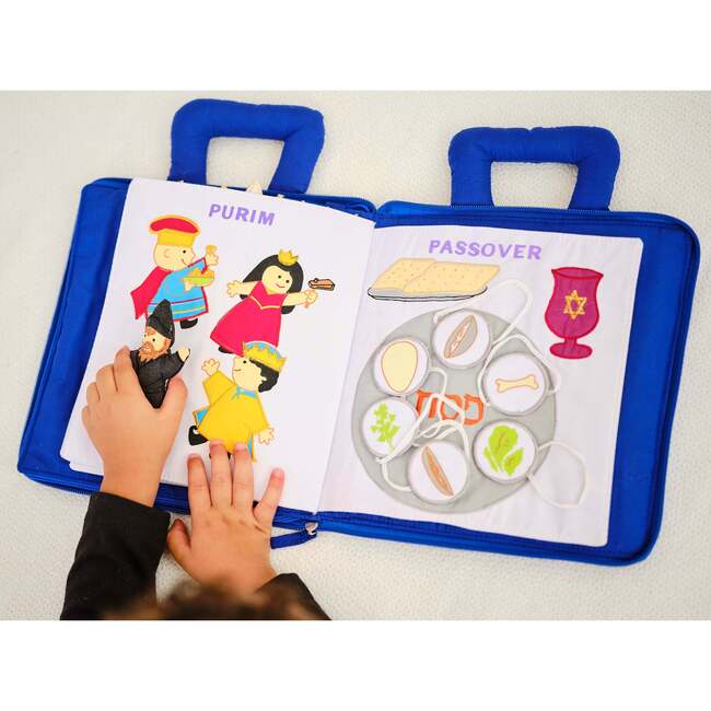Jewish Holiday Kids Soft Interactive Quiet Book - Play Kits - 3